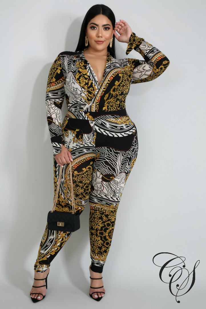 Shera Medallion Fierce Bodysuit Set, Dresses - Designs By Cece Symoné