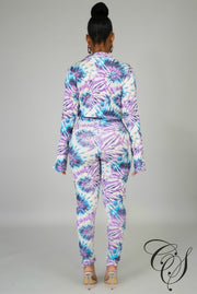 Steph Splash Bodysuit Set, Set - Designs By Cece Symoné
