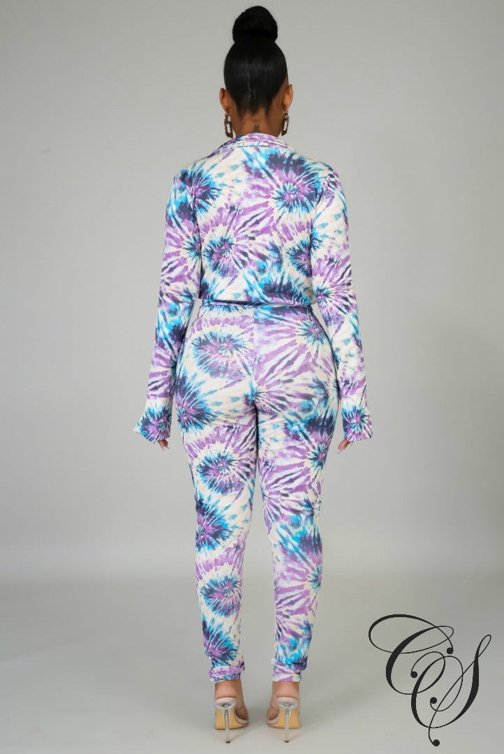 Steph Splash Bodysuit Set, Set - Designs By Cece Symoné