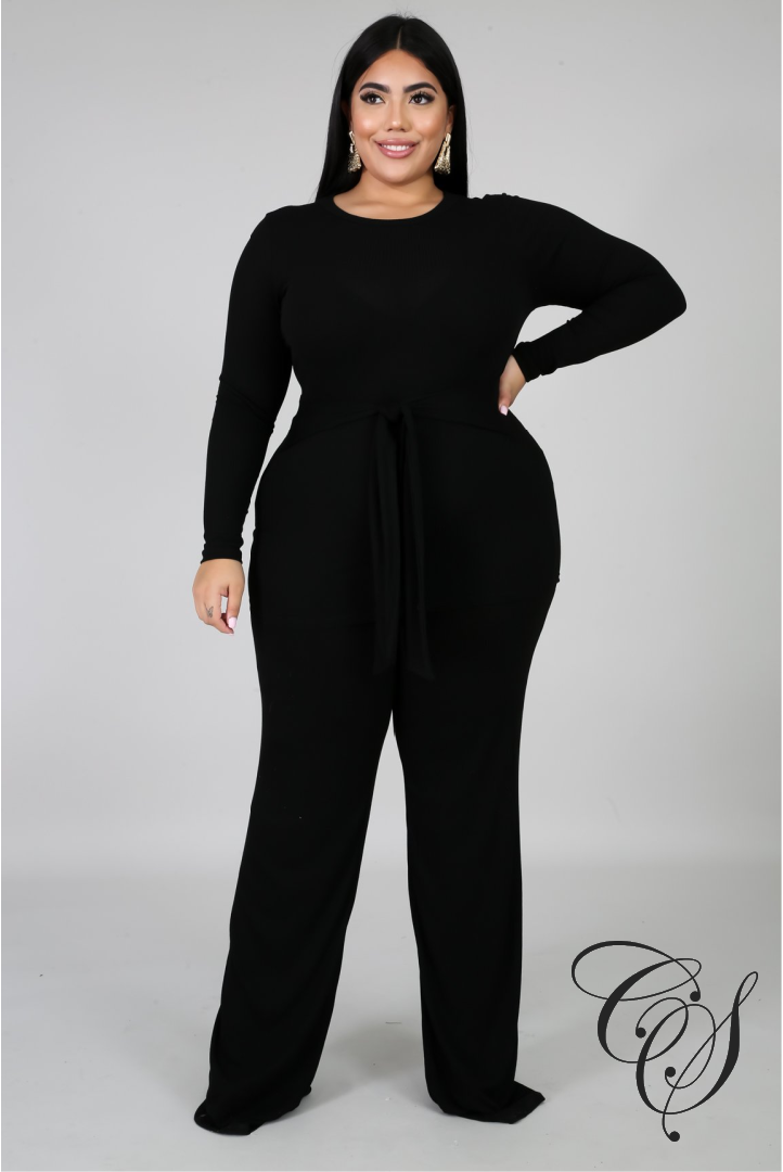 Suzanna Knit Palazzo Tie Set