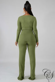 Suzanna Knit Palazzo Tie Set, Set - Designs By Cece Symoné
