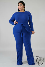 Suzanna Knit Palazzo Tie Set, Set - Designs By Cece Symoné