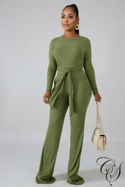 Suzanna Knit Palazzo Tie Set, Set - Designs By Cece Symoné