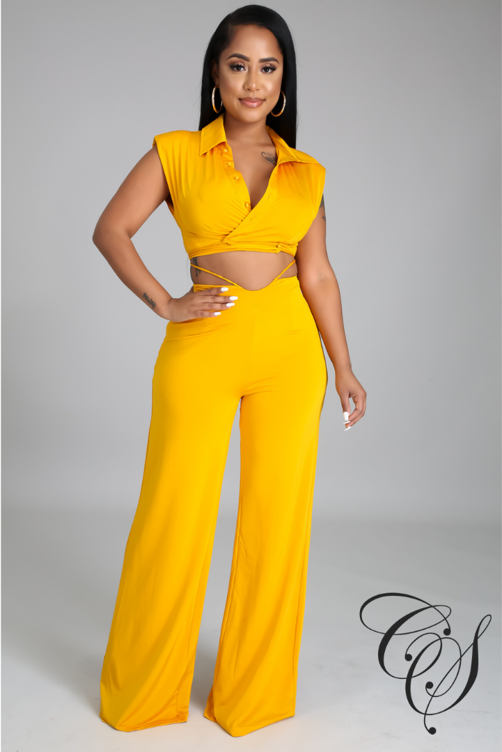 Sydney Sleeveless Top and Pants Set