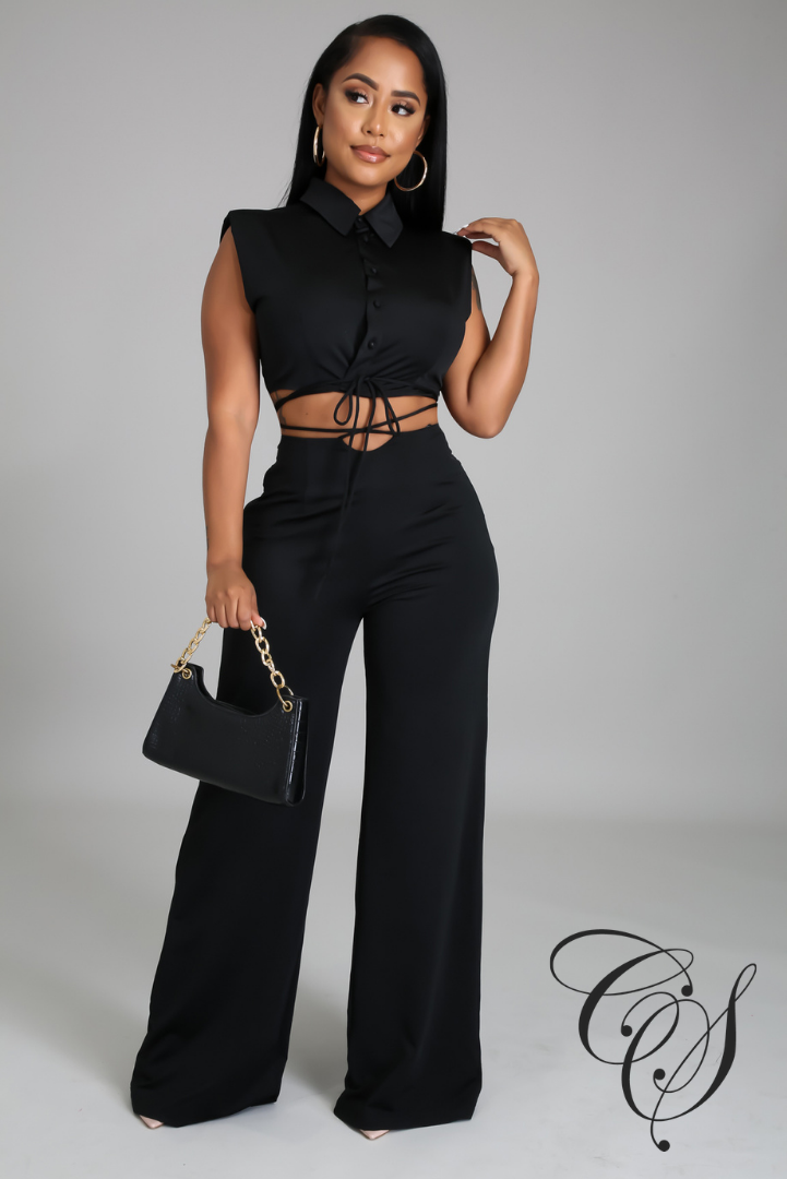 Sydney Sleeveless Top and Pants Set
