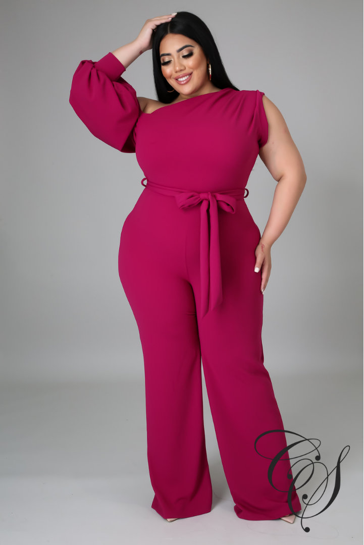 Taliyah Open Shoulder Jumpsuit