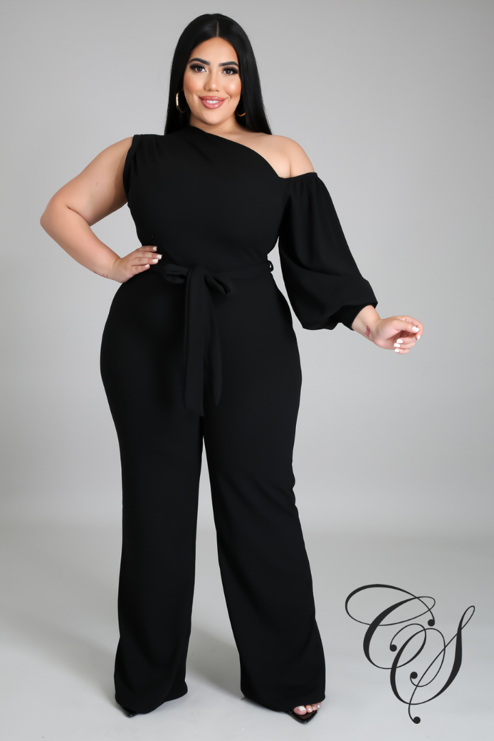 Taliyah Open Shoulder Jumpsuit