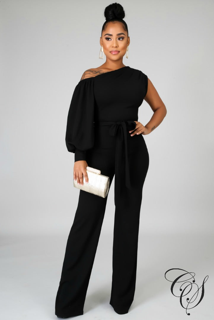 Taliyah Open Shoulder Jumpsuit, Jumpsuit - Designs By Cece Symoné