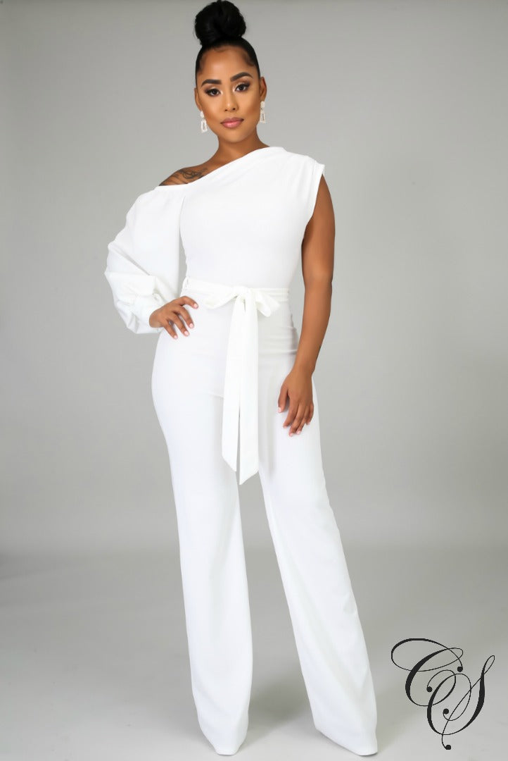 Taliyah Open Shoulder Jumpsuit – Designs By Cece Symoné