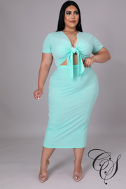 Taylor Ribbed Knit Skirt Set