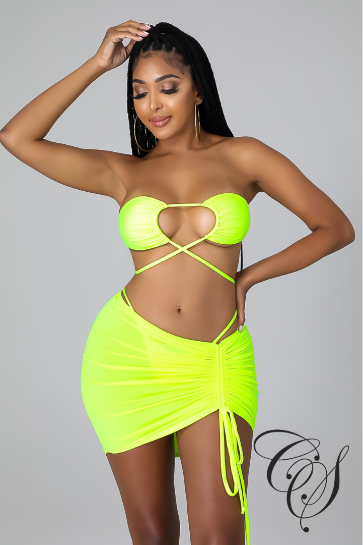 Tiana 3pc Swimsuit Set