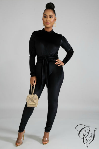 Tina Velvet Jumpsuit, Jumpsuit - Designs By Cece Symoné