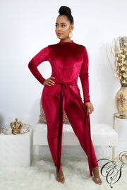 Tina Velvet Jumpsuit, Jumpsuit - Designs By Cece Symoné