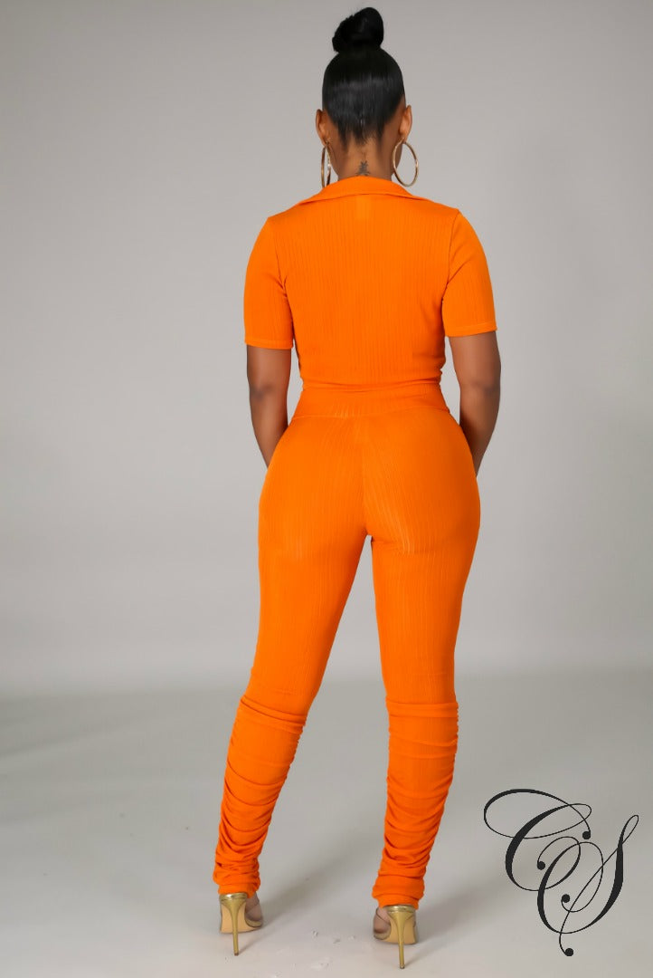 Tonya Ruched Pant Set