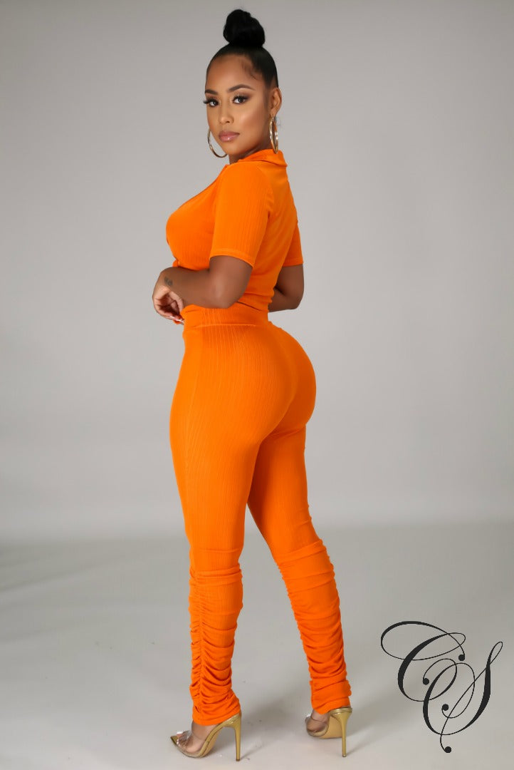 Tonya Ruched Pant Set