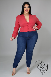 Trudy Ruched Empire Waist Top