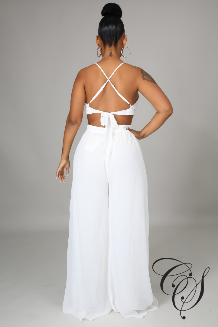 Turner Chiffon Wide Leg Jumpsuit