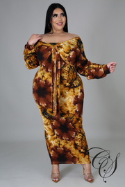 Rita Wall Flower Dress Set
