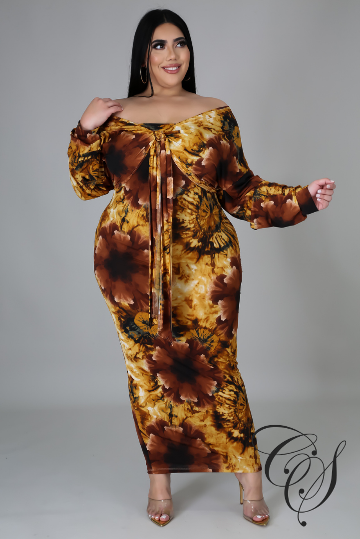 Rita Wall Flower Dress Set