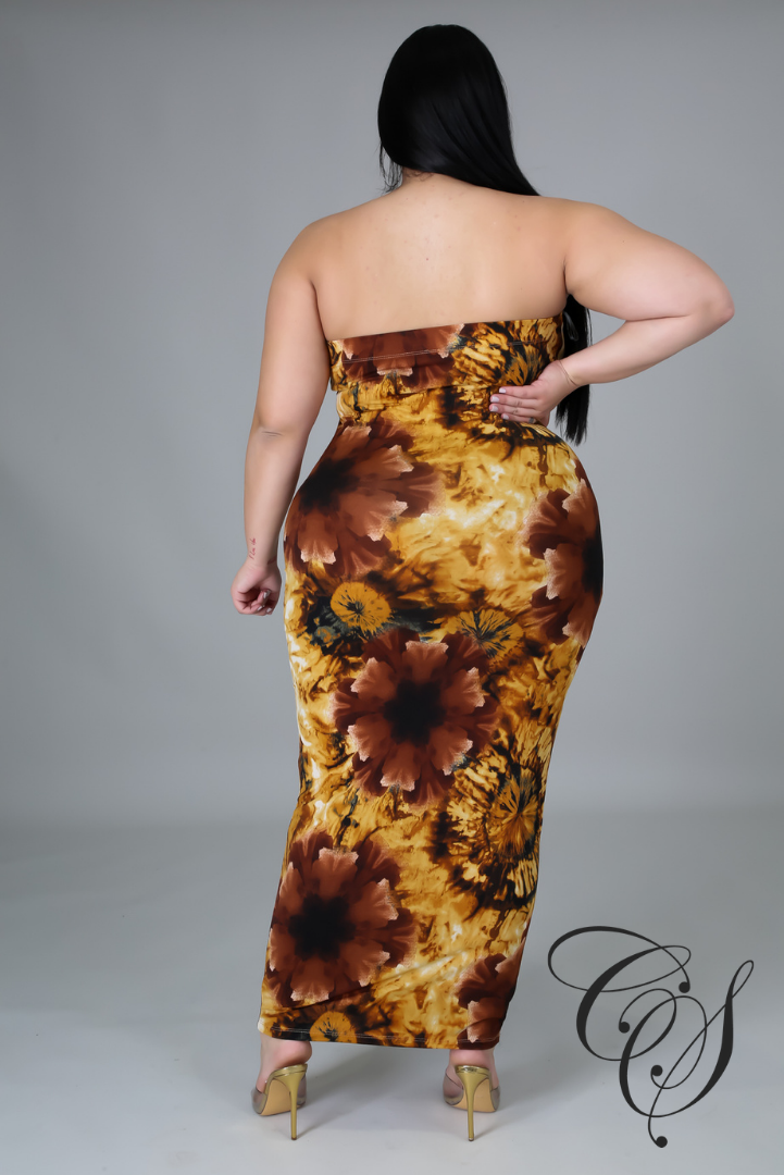 Rita Wall Flower Dress Set