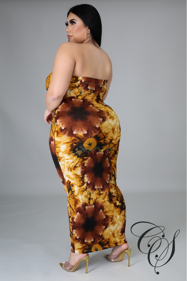 Rita Wall Flower Dress Set
