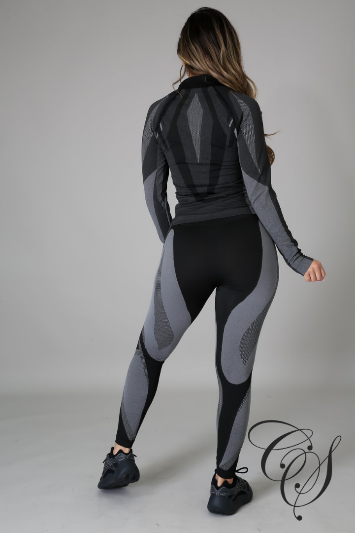 Amy Seamless Zip Jacket + Legging Set