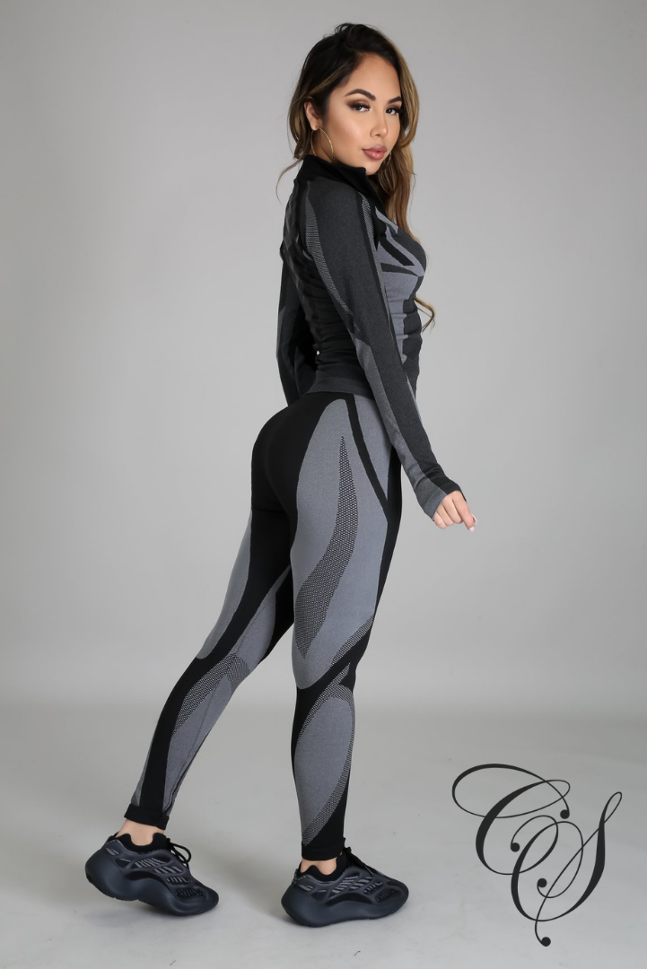 Amy Seamless Zip Jacket + Legging Set