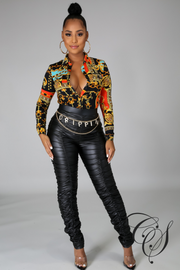 Donatella Button Up Top