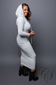 Serena Hooded Maxi Dress