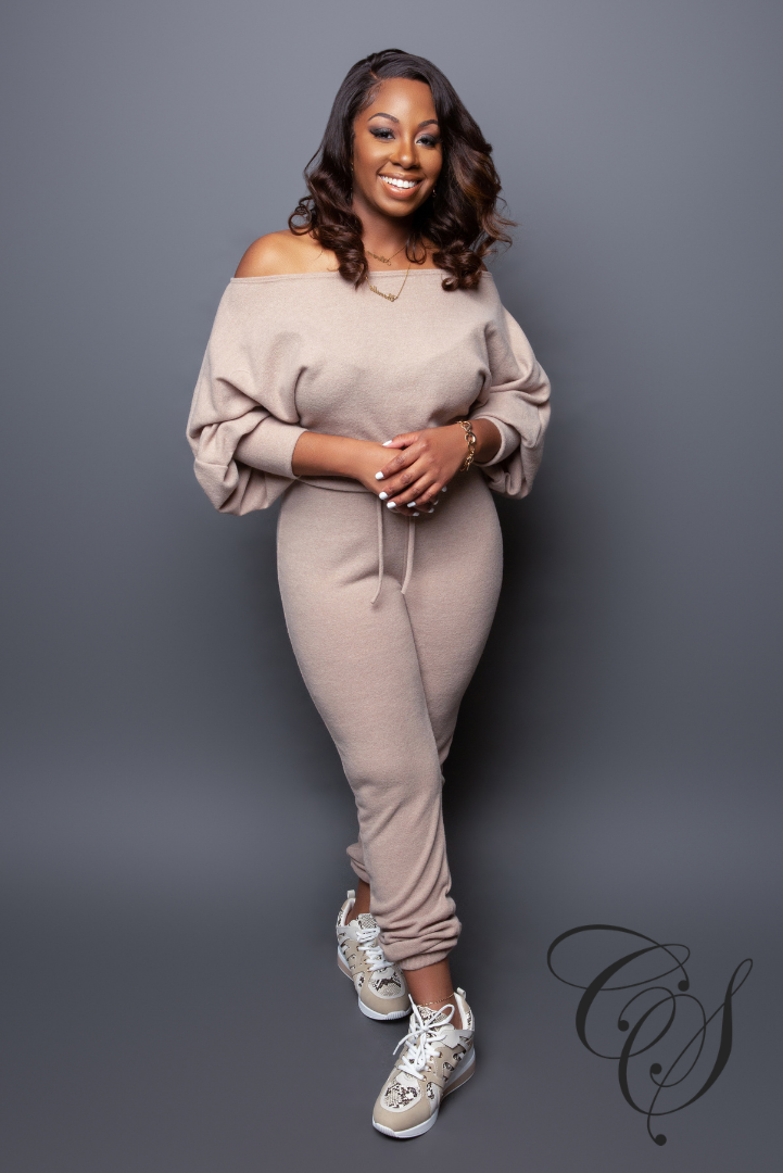 Isabelle Off the Shoulder French Terry Jumpsuit