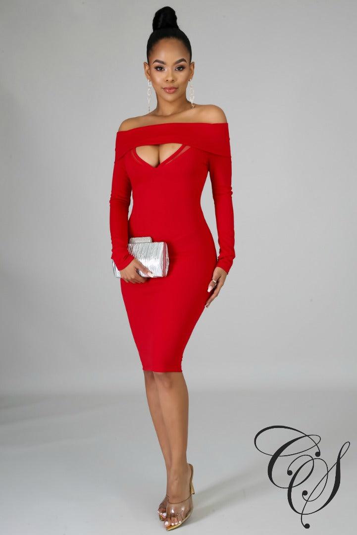 Venechia Midi Bodycon Dress, Dresses - Designs By Cece Symoné
