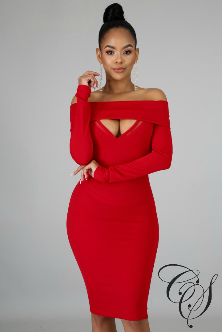 Venechia Midi Bodycon Dress, Dresses - Designs By Cece Symoné