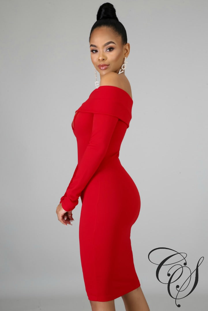 Venechia Midi Bodycon Dress, Dresses - Designs By Cece Symoné
