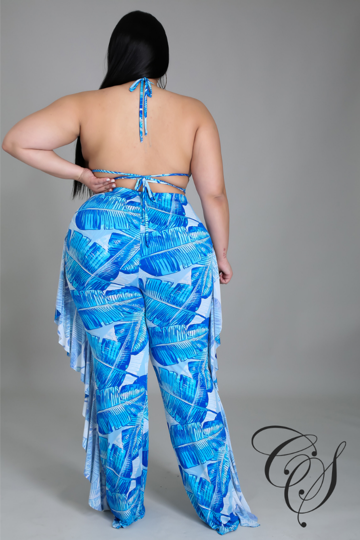 Yaya 3 Piece Beach Trouser Swim Set