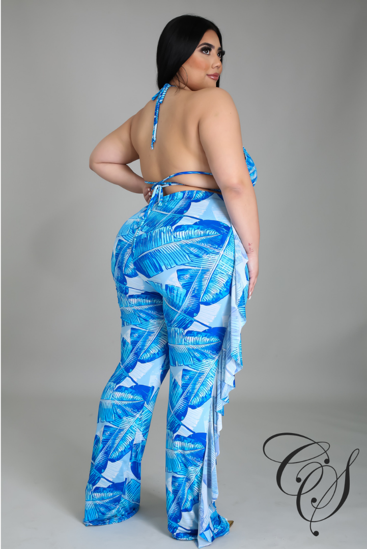 Yaya 3 Piece Beach Trouser Swim Set