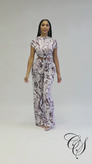 Lexa Mable Print Pant Set