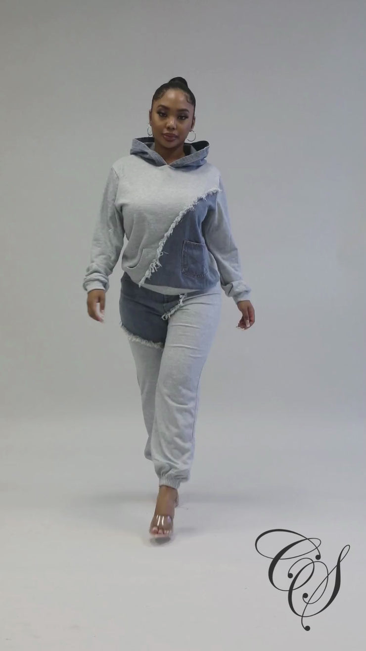 Shanny Asymmetric Two Pieces Set